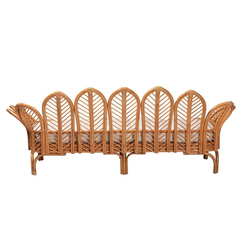 Loften Bohemian Light Honey Rattan Daybed