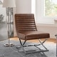 preview thumbnail 14 of 36, Art Leon Retro Armless PU Leather Chair