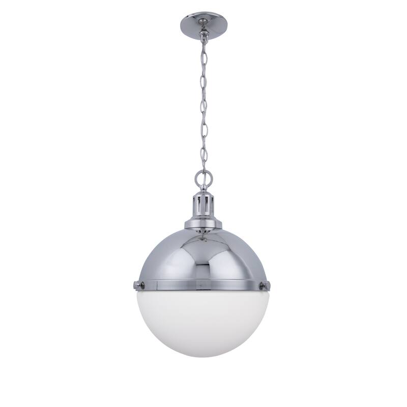 Brio Lighting Aaron - 2 Light Glass & Metal Dimmable Pendant Light