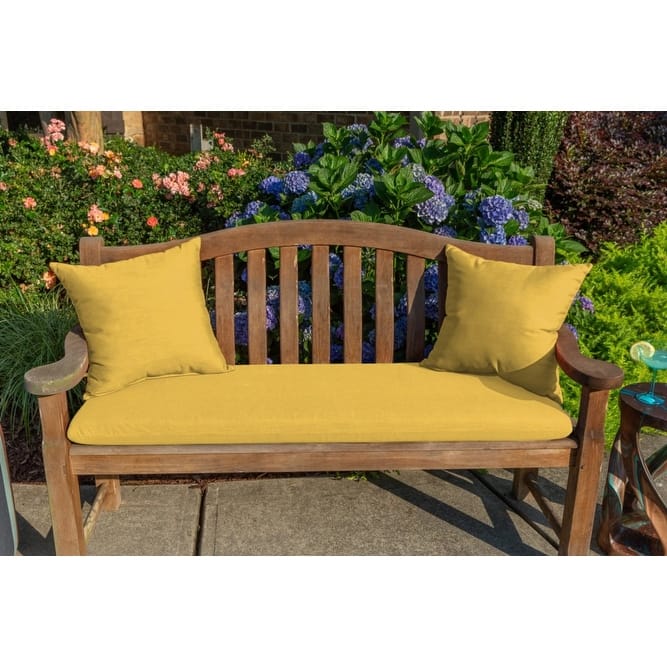 Sunbrella® Solid Fabric 1-Piece Indoor/Outdoor Square Throw Pillow, 18"W x 18"L, Cast Slate