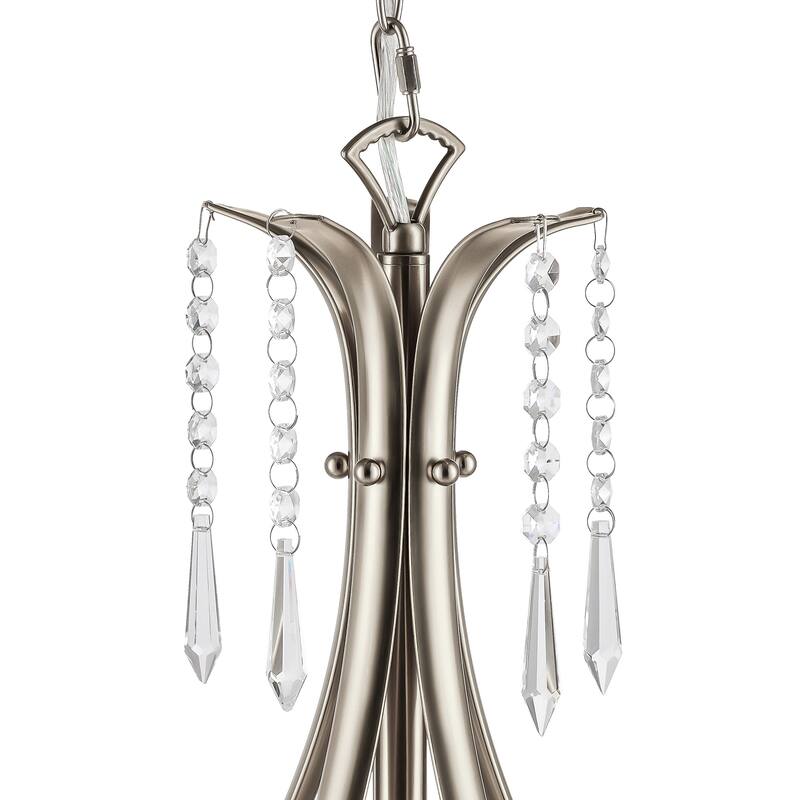 3-Light Dimmable Geometric Teardrop Pendant Chandelier