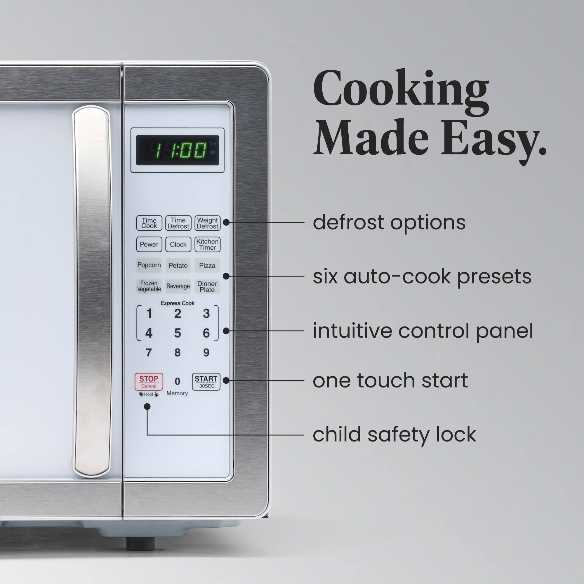 Farberware Classic 1.1 Cu. Ft. 1000Watt Microwave Oven Bed Bath