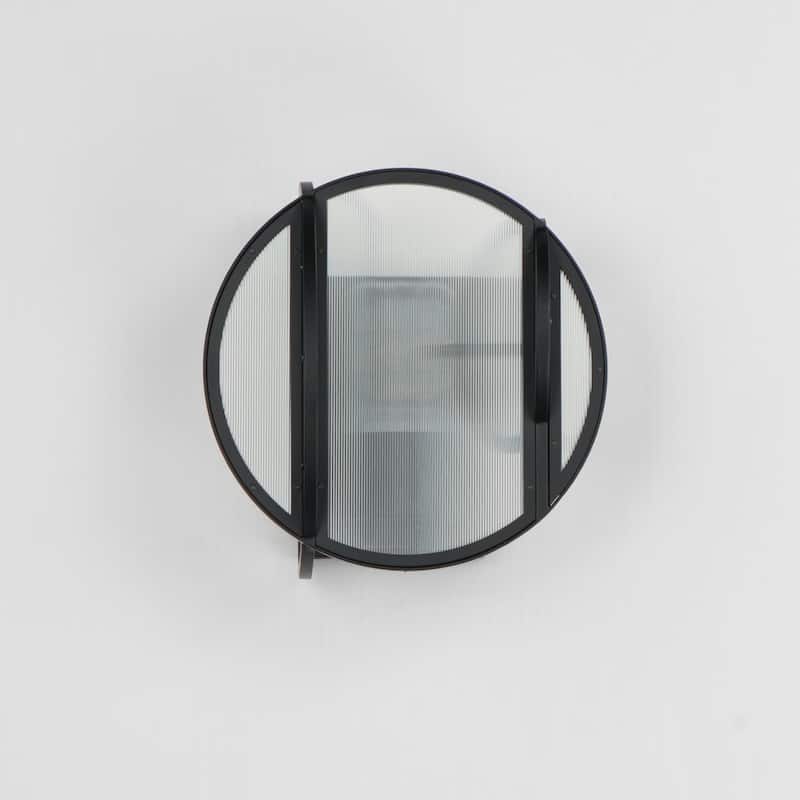 Studio M SM21321 Crux 10" Tall LED Outdoor Wall Sconce with Clear,