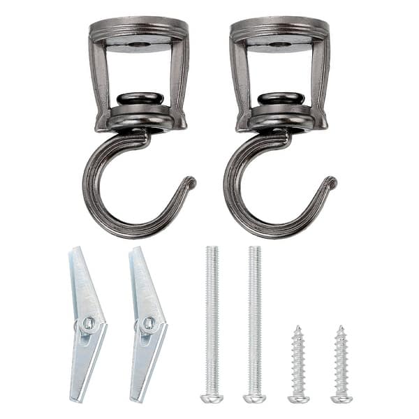 Ceiling Hooks, Metal Ceiling Hooks for Hanging Plants, Screw-in Plant Hooks  Black - Bed Bath & Beyond - 41813166