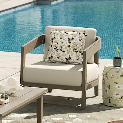 Patio Aluminum Sofa Set With Olefin Cushions