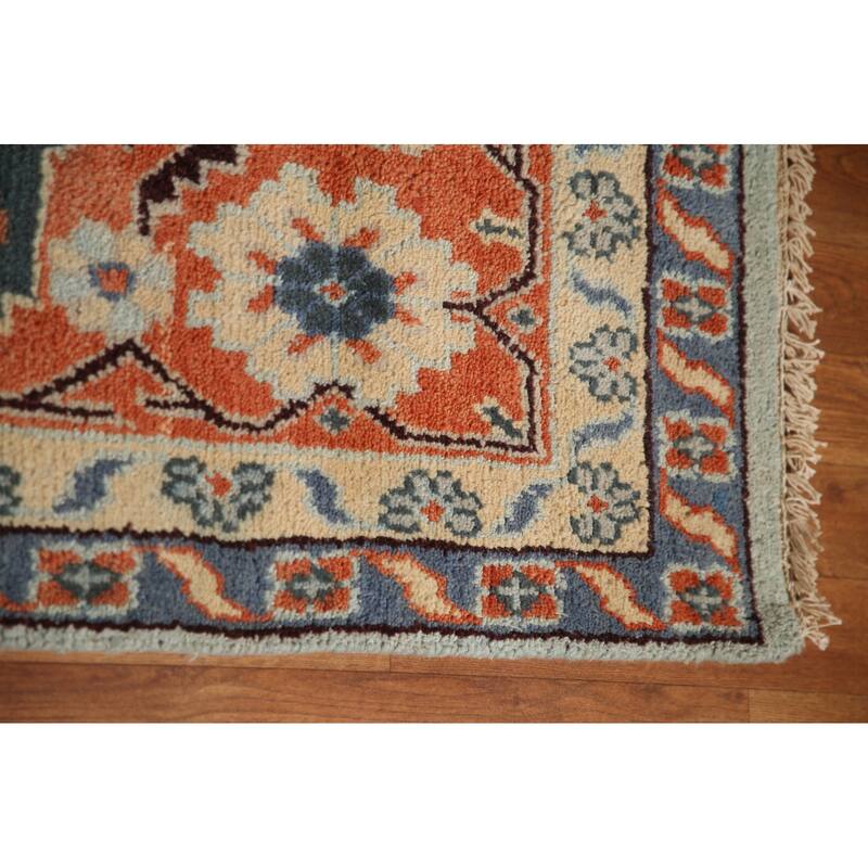 Geometric Viss Large Oriental Rug Hand-Knotted Wool Carpet - 11'6"x 17'9"
