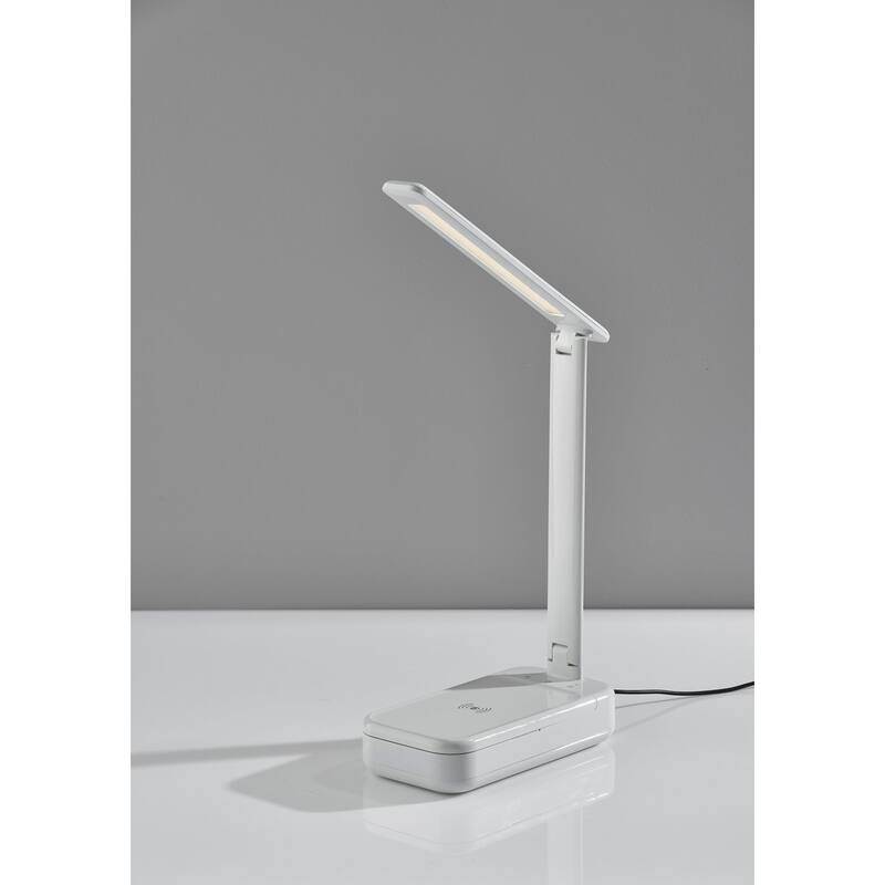 UV-C Sanitizing Desk Lamp w. Wireless Charging & Smart Switch