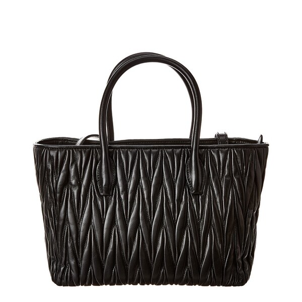 miu miu leather tote