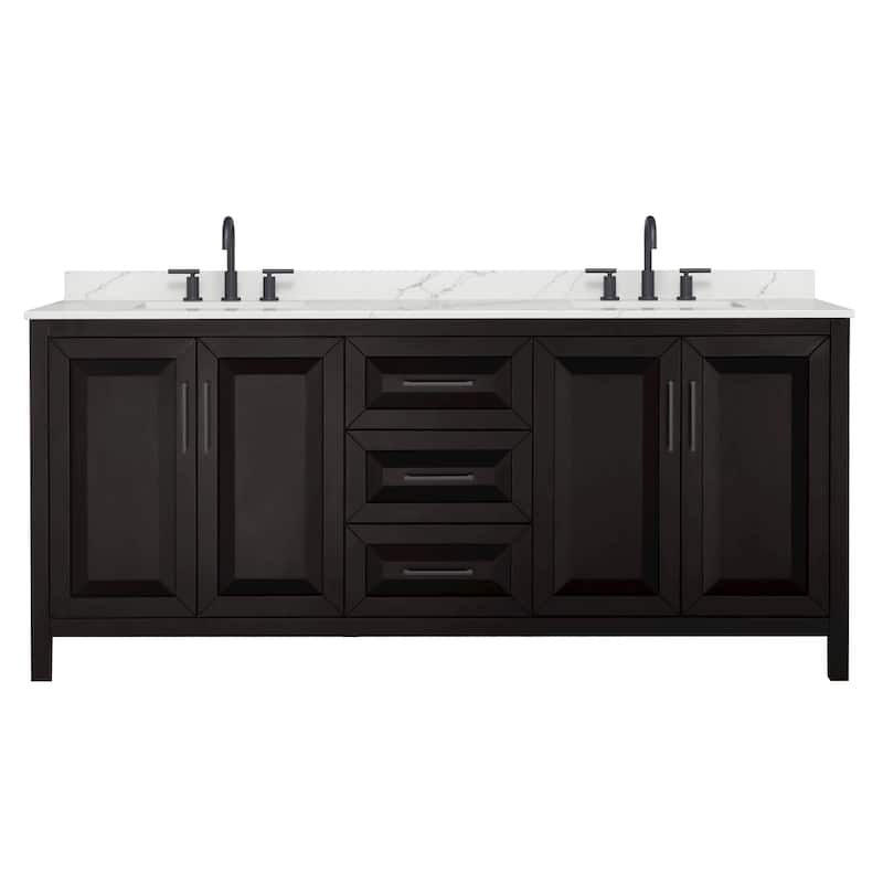 Wyndham Collection WCV252580D-QTZ-US3MXX Daria 80" Free Standing