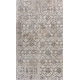 preview thumbnail 4 of 2, LR Home Carved Transitional Damask Polyester Area Rug, Cream and Taupe 1'10" x 3'