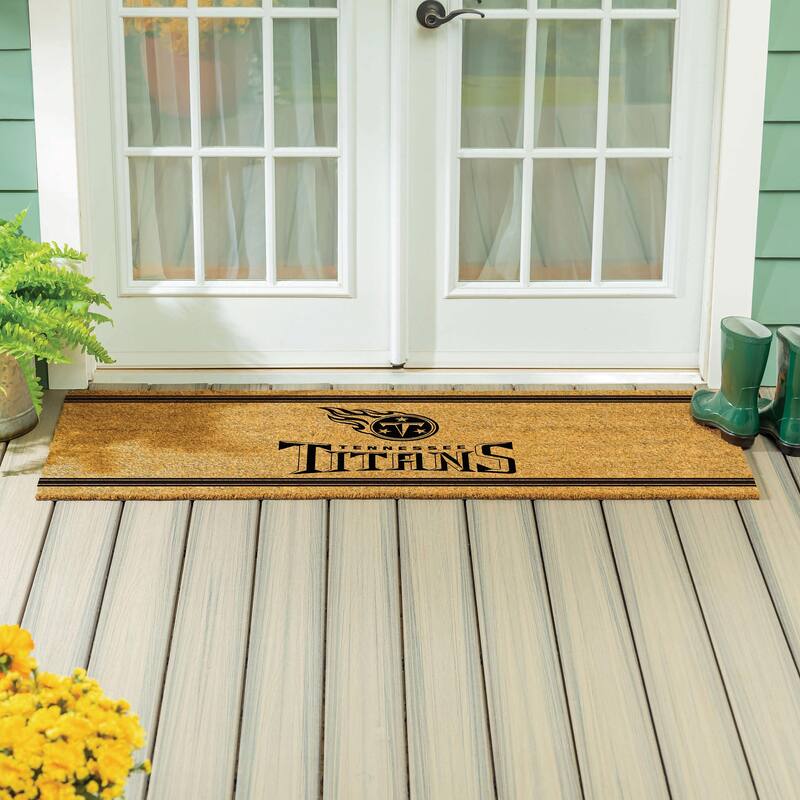 Tennessee Titans Monochrome Indoor/Outdoor Coir Door Mat