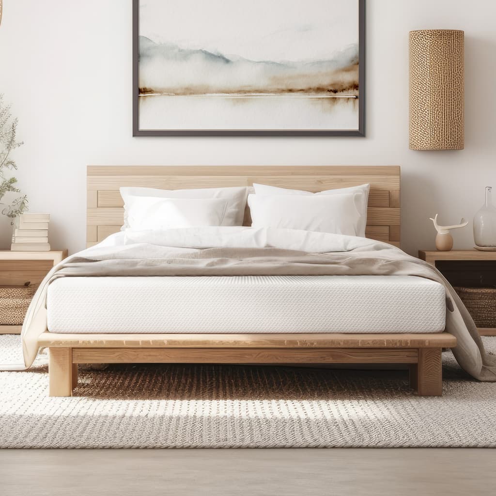 SoftNest Calma Collection 8-inch Green Tea-Infused Gel Memory Foam Mattress