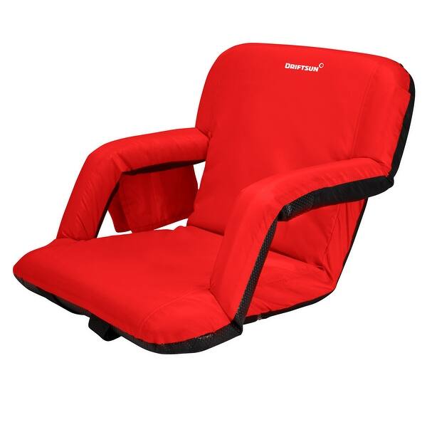 Shop Driftsun Extra Wide Deluxe Reclining Stadium Seat Bleacher