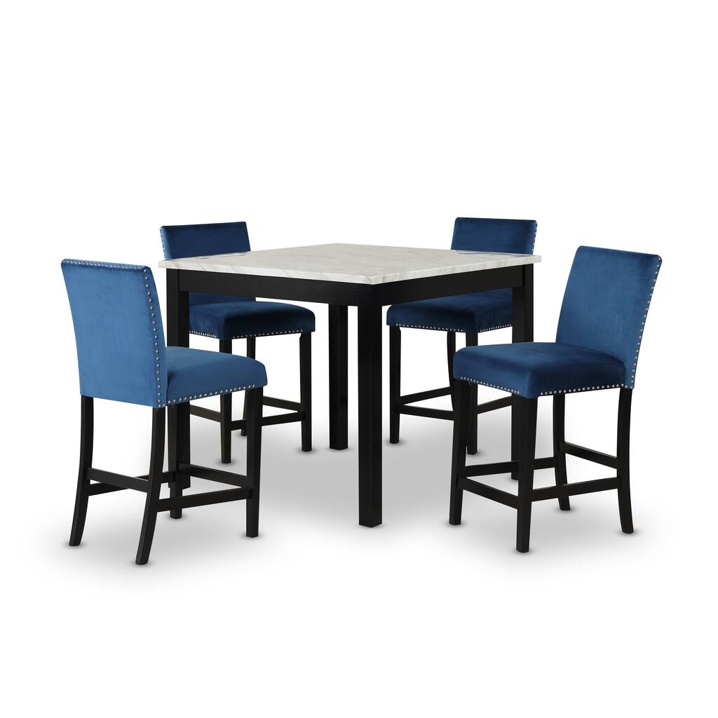 Cassie 4-person Counter Height Table With Chairs