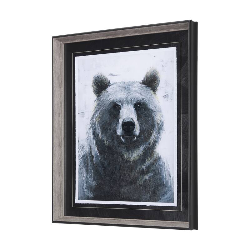 Animal Portrait III (Bear) Framed Art Print