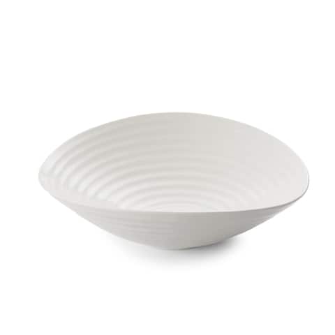 Portmeirion Sophie Conran White 11.25-Inch Medium Salad Bowl