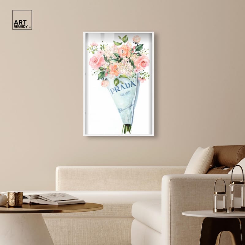 A World of Flowers Shadowbox by Art Remedy