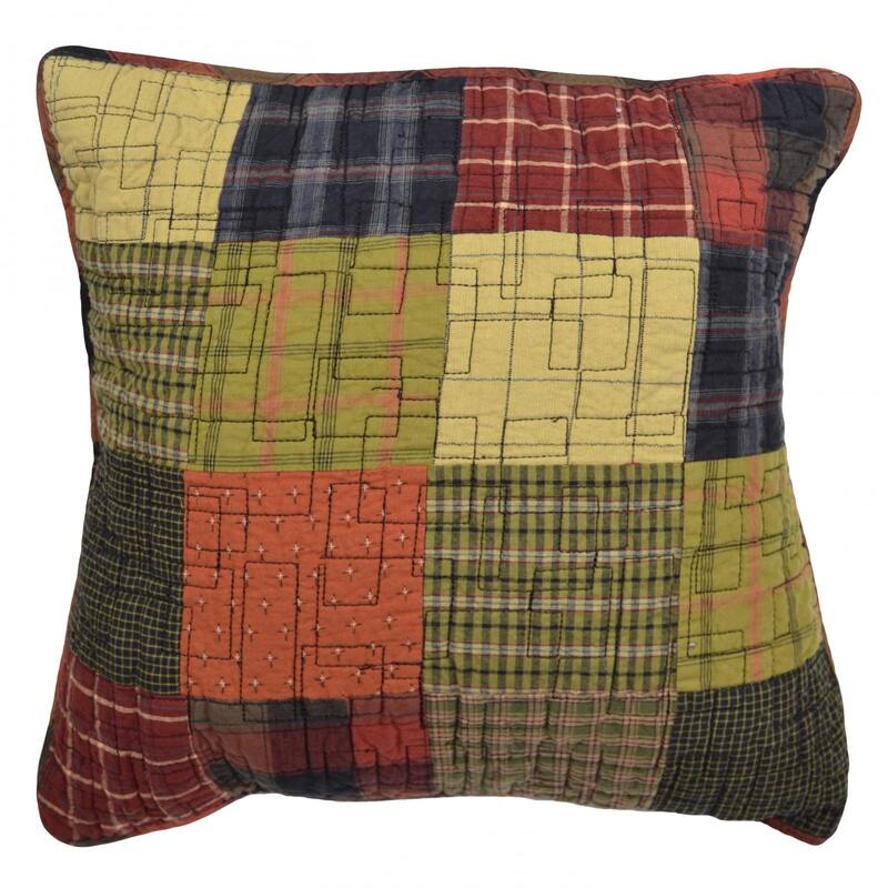 Donna Sharp Woodland Square Patch Decorative Pillow