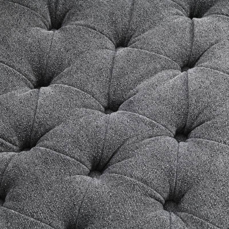 Furniture of America Arven Modern 45-inch Fabric Button Tufted Swivel Accent Chair