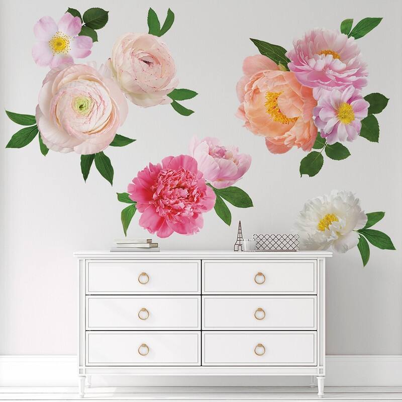 Tempaper Large Flower Removable Wall Decals (3 Sheets)
