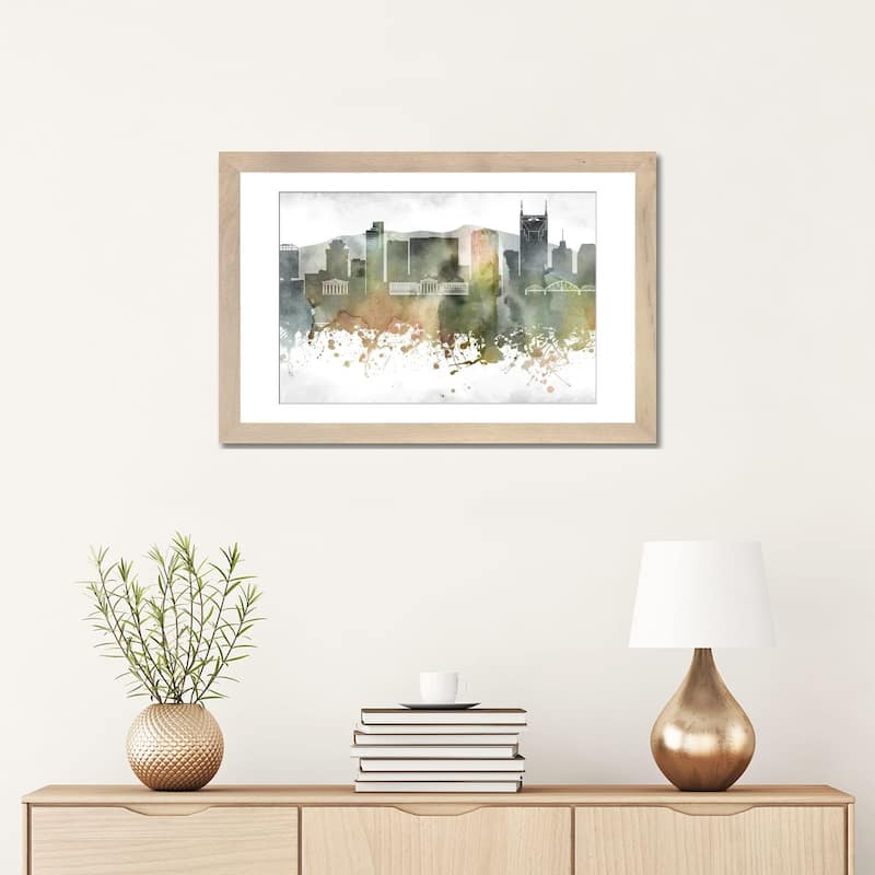 iCanvas "Nashville Skyline" by WallDecorAddict