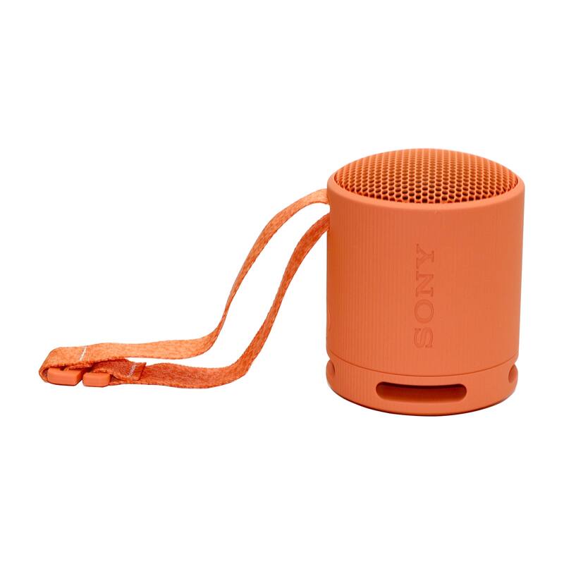 2x Sony XB100 Portable Waterproof Bluetooth Speaker (Orange)