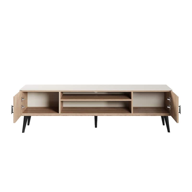 Manhattan Comfort Haley 70.9" Mid-Century Modern TV Stand