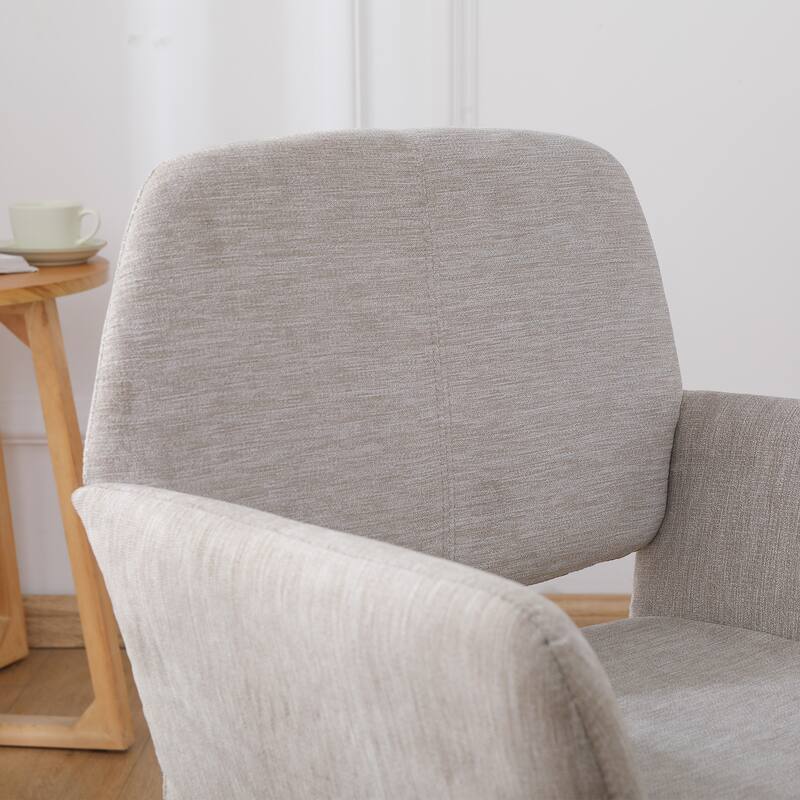 Upholstered Side Dining Chair with Metal Leg