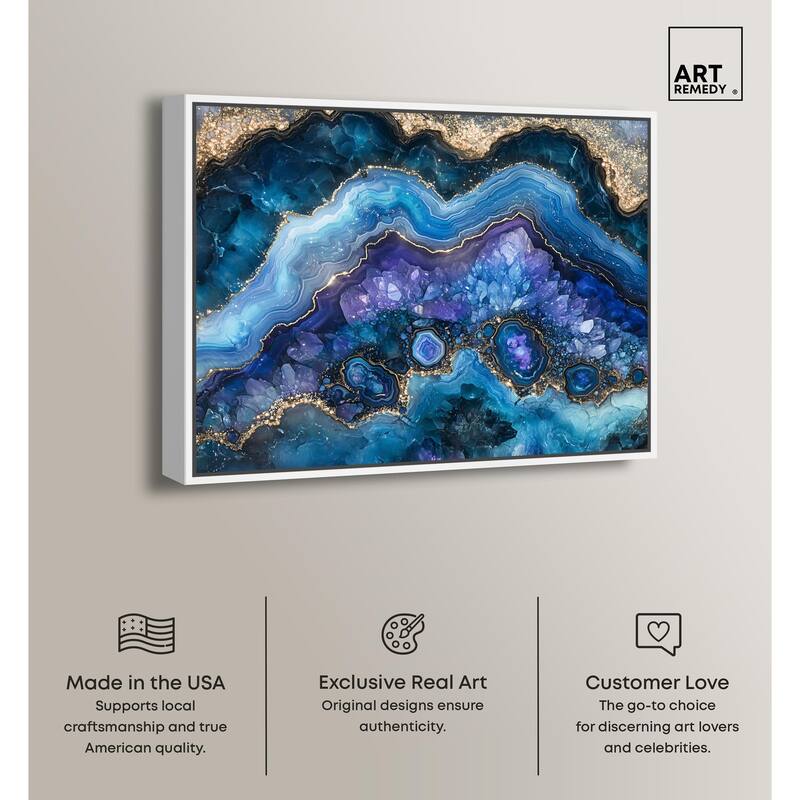 Galactic Geode II Canvas by Art Remedy