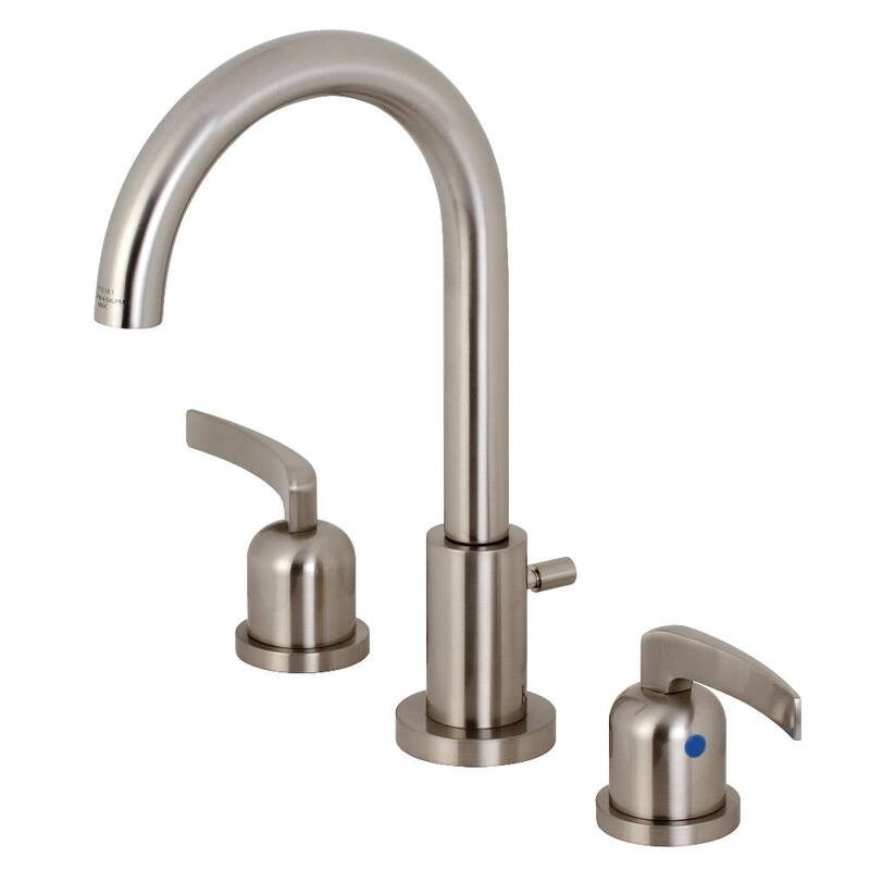 Kingston Brass Centurion 1.2 GPM Deck Mounted Widespread Bathroom - Brushed Nickel