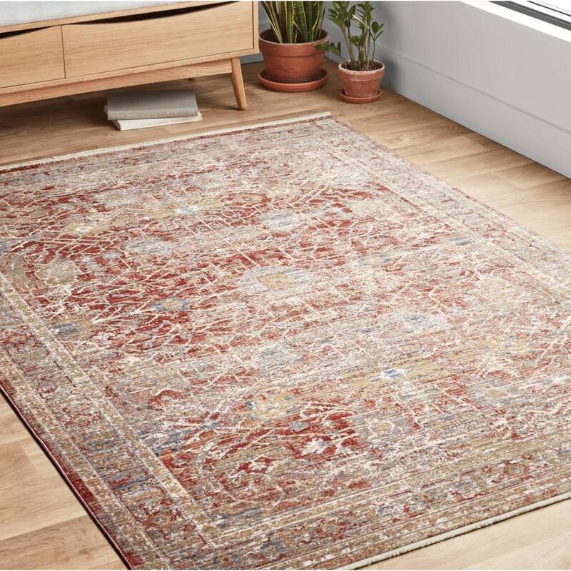Alexander Home Nichole Collection Traditional Inspired Area Rug
