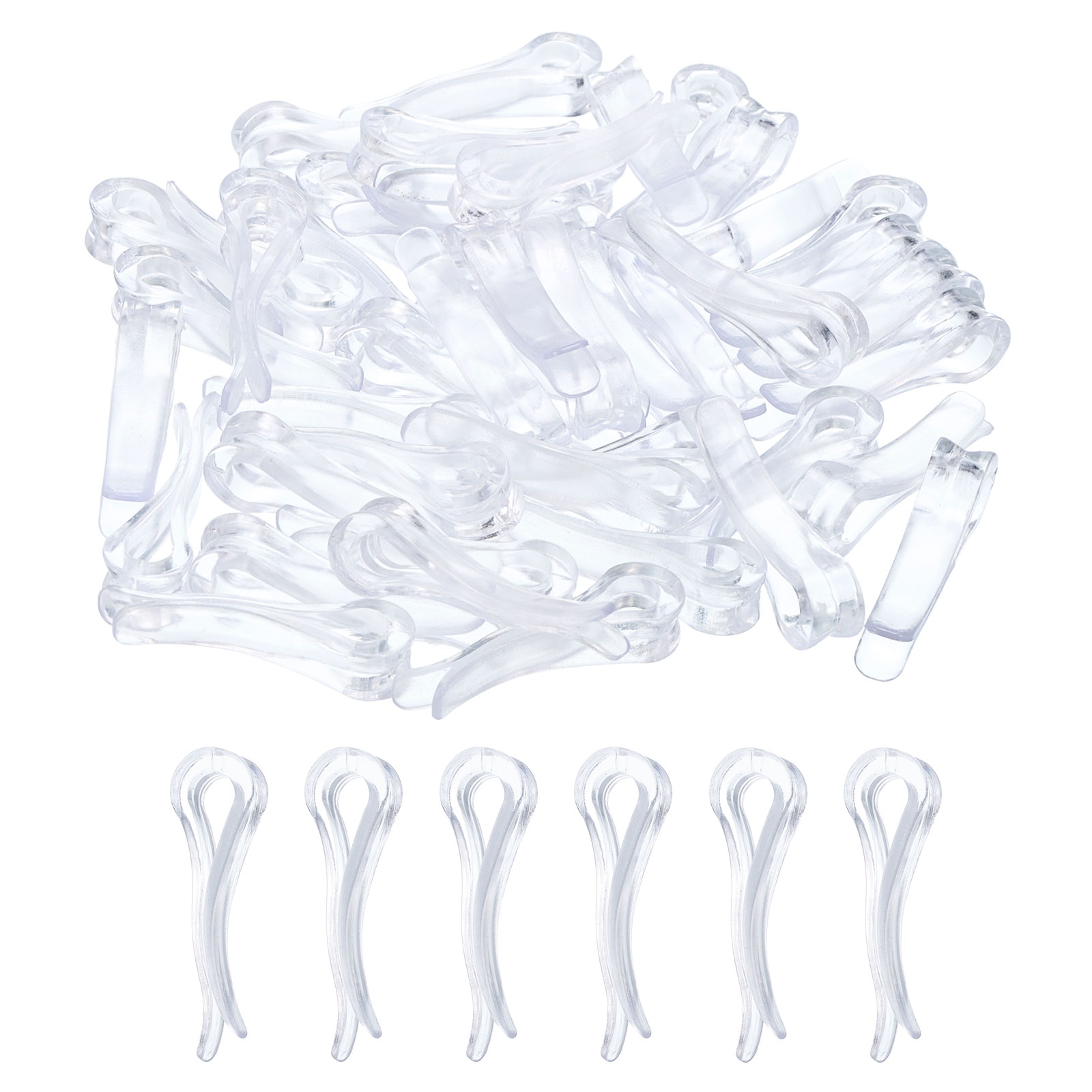 200Pcs Plastic Alligator Clips 1.54