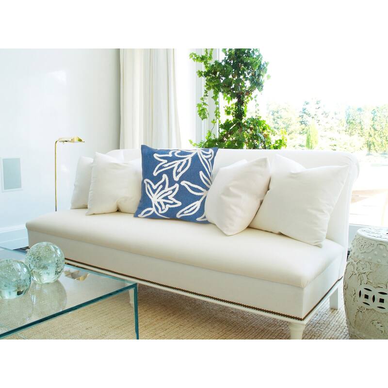 Liora Manne Visions I Windsor Indoor/Outdoor Pillow Blue 20" Square