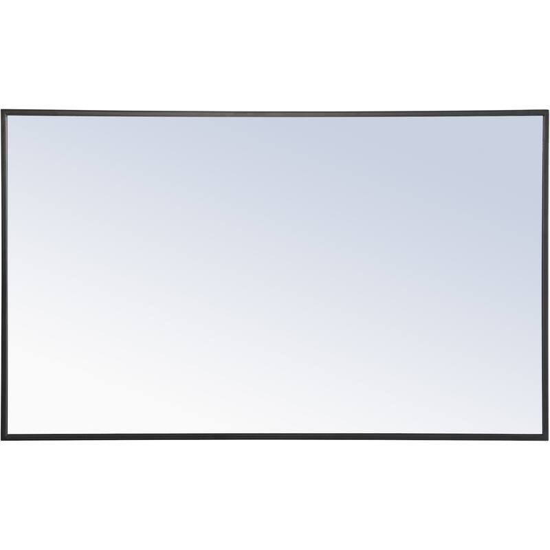 Elegant Lighting Eternity 40"x 24" Rectangular Metal Framed Wall
