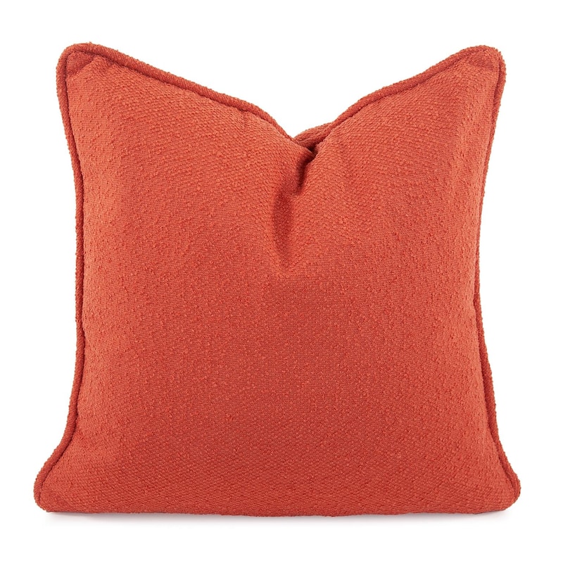 Allan Andrews Indoor/Outdoor 24" Square Accent Pillow with Cover, Alicante Collection - Coral