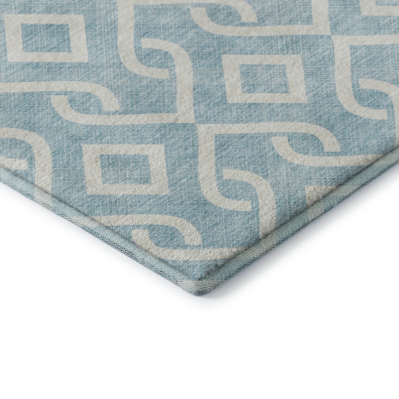 Premium Washable Super Soft Modern Medallions Mayfield Rug