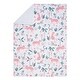 preview thumbnail 2 of 5, Lambs & Ivy Enchanted Safari Animals White Ultra Soft Jungle Baby Blanket