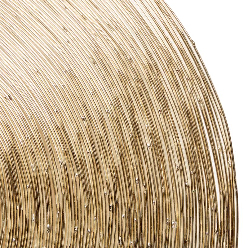 Metal Plate Radial Wall Decor - Set of 3 Brown - Roche River Decor