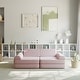preview thumbnail 42 of 75, Soft Foam Modular Kids Play Couch with 6 Sectional Sofa Pieces - 27.5"D x 56"W x 17.25"H