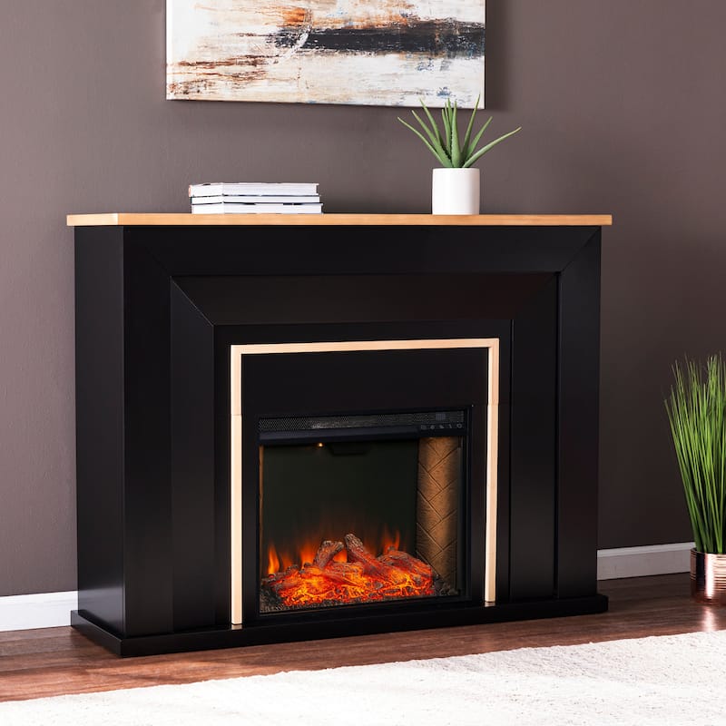 SEI Furniture Cardington Fireplace - 52"W x 15"D x 40"H