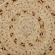 preview thumbnail 13 of 17, LR Home Organic Jute Braided Area Rug, Natural