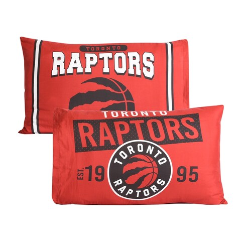 NBA Toronto Raptors Set of 2 Pillowcases (20"x30") by Nemcor