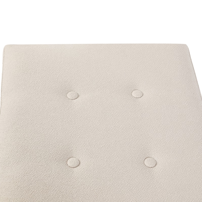 Adeco Rectangle Storage Ottoman Bench for Living Room Bedroom