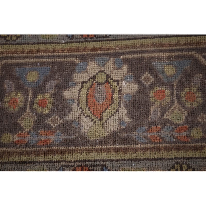 Geometric Tabriz Persian Vintage Area Rug Handmade Wool Carpet - 7'6"x 11'0"