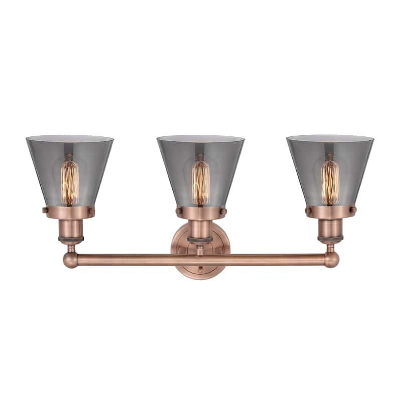 Innovations Lighting 616-3W-10-25 Cone Vanity Cone 3 Light 25" Wide