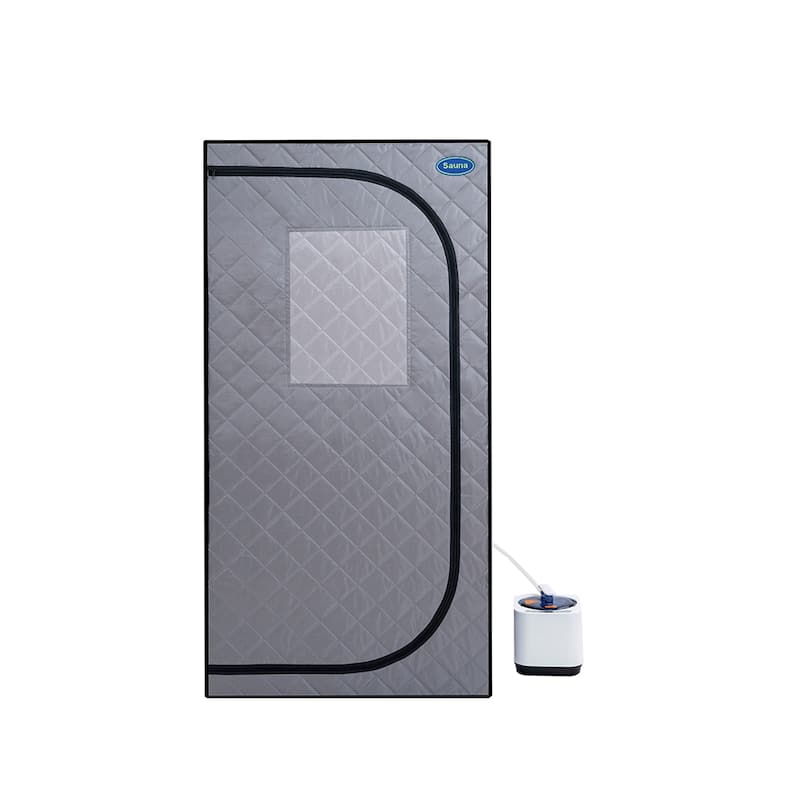 Portable Grey Mini Plus Style Steam Sauna tent-Personal Home Spa