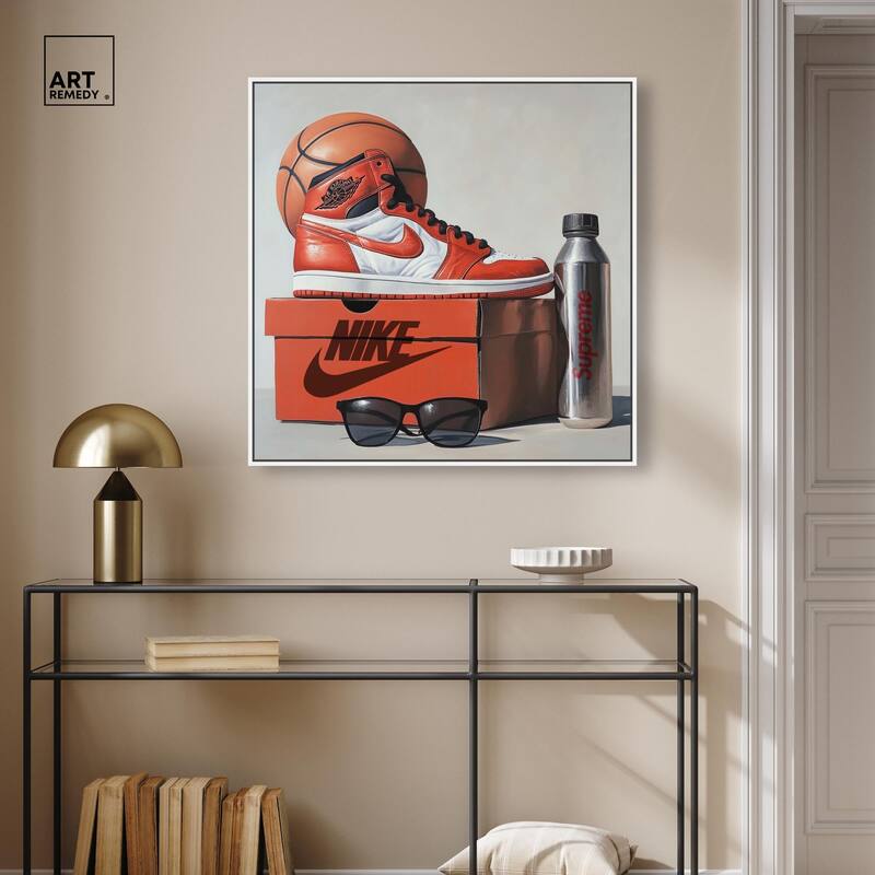 Basketball Practice Canvas by Art Remedy