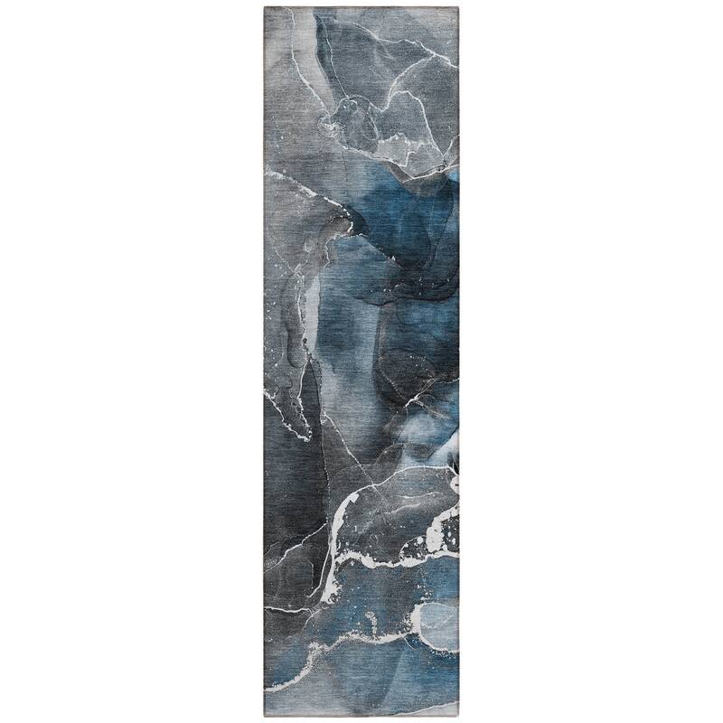 Bax Artistic Abstract Weather Resistant Modern Chic Outdoor Rug