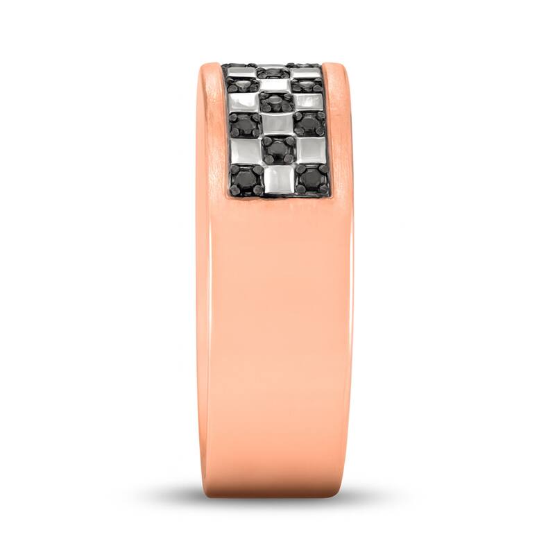 1/4 Cttw Natural Diamond 14KT White Gold Gents Ring