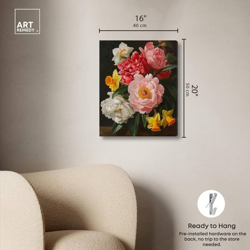 Garden's Glory Canvas by Art Remedy, Gallery Wrapped